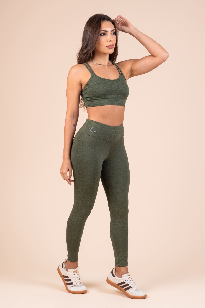 Legging Mescla Musgo