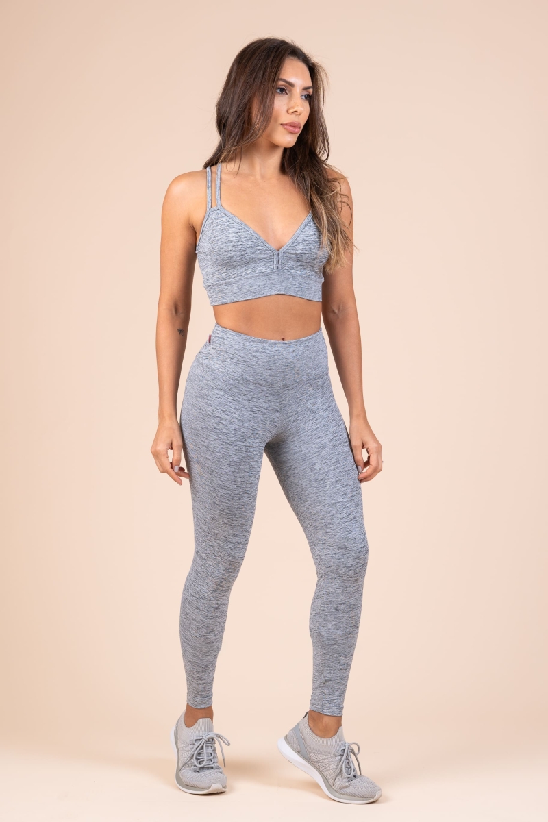 Legging Mescla Cinza