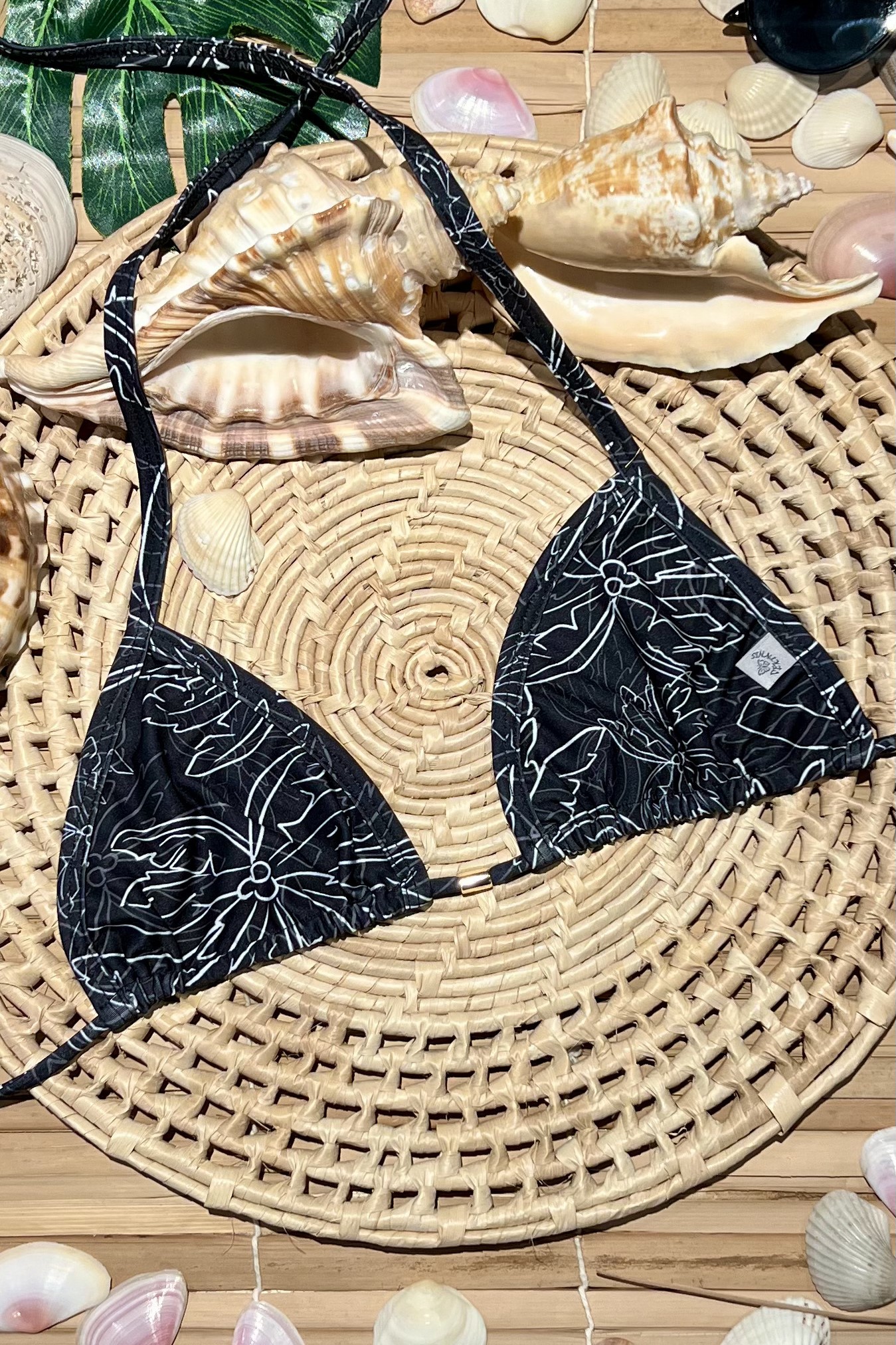 Cortininha Palms Black