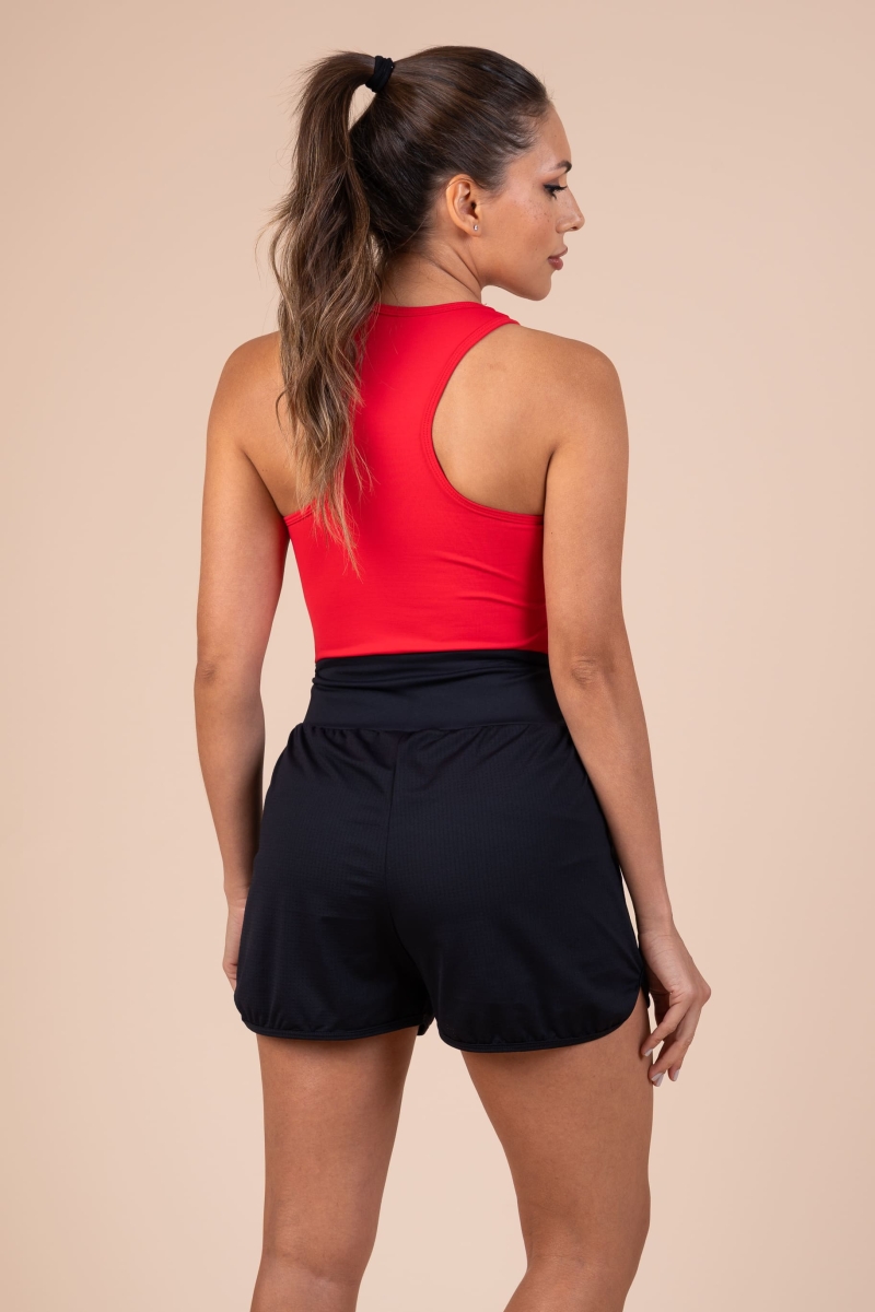 Short sobreposto Preto - Imagem 2