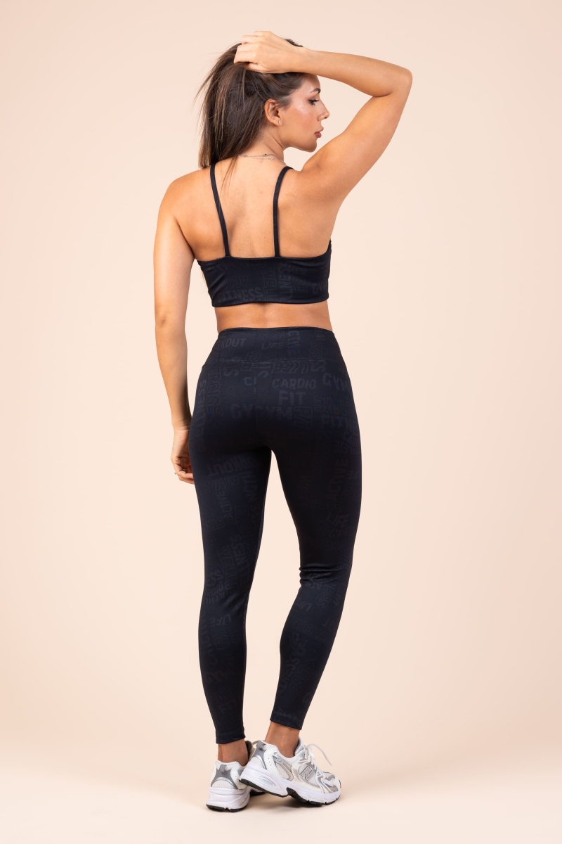 Legging Jacq Preto letras - Imagem 3