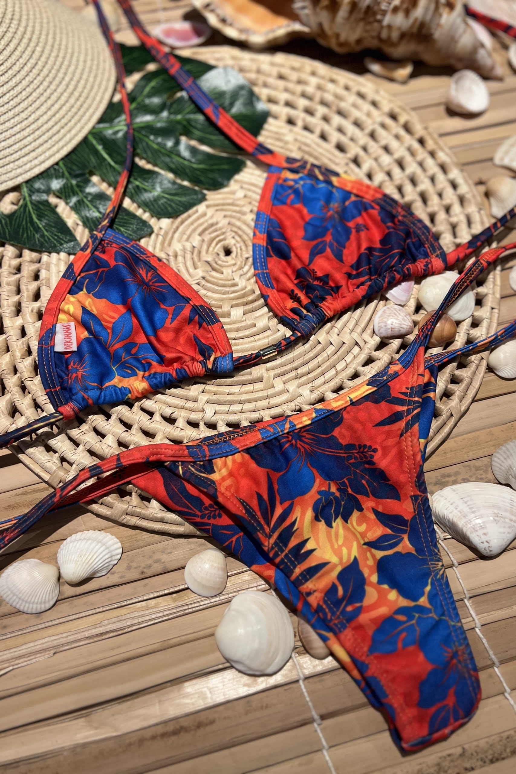 Cortininha Hibiscus Sunset - Imagem 6