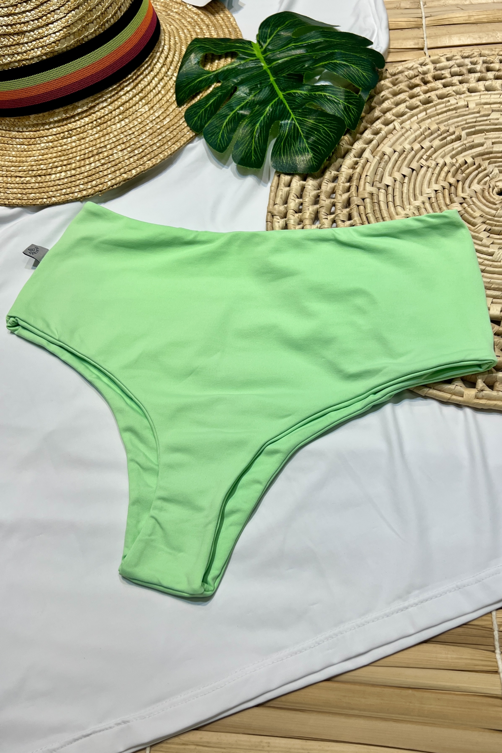Hot Pant Fio Verde Menta - Imagem 5