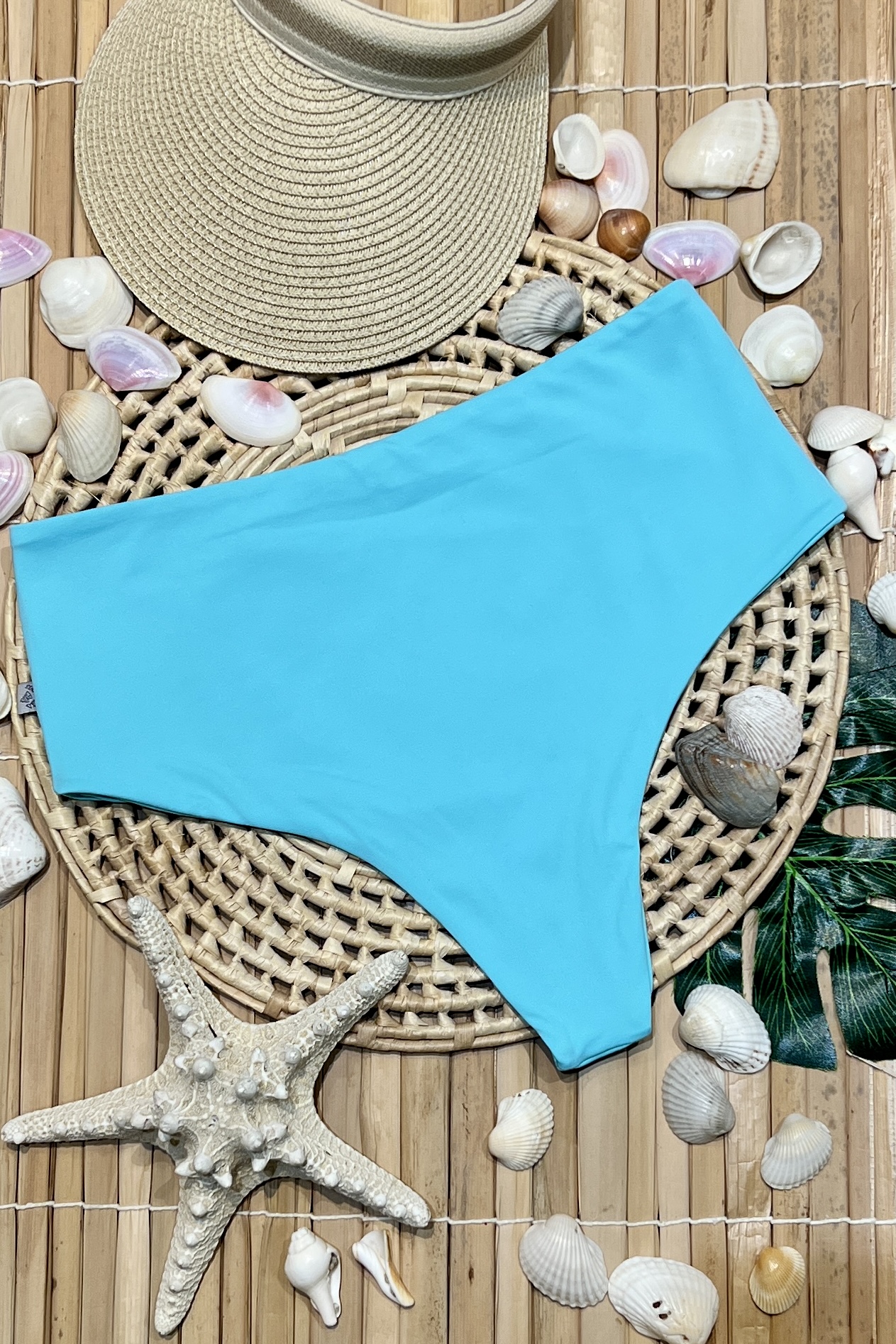 Hot Pant Fio Verde Agua
