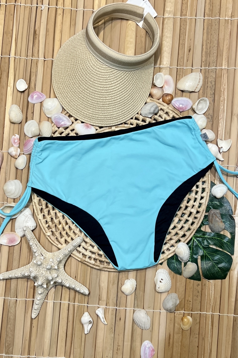Hot Pant Cordinha Verde Agua - Imagem 2