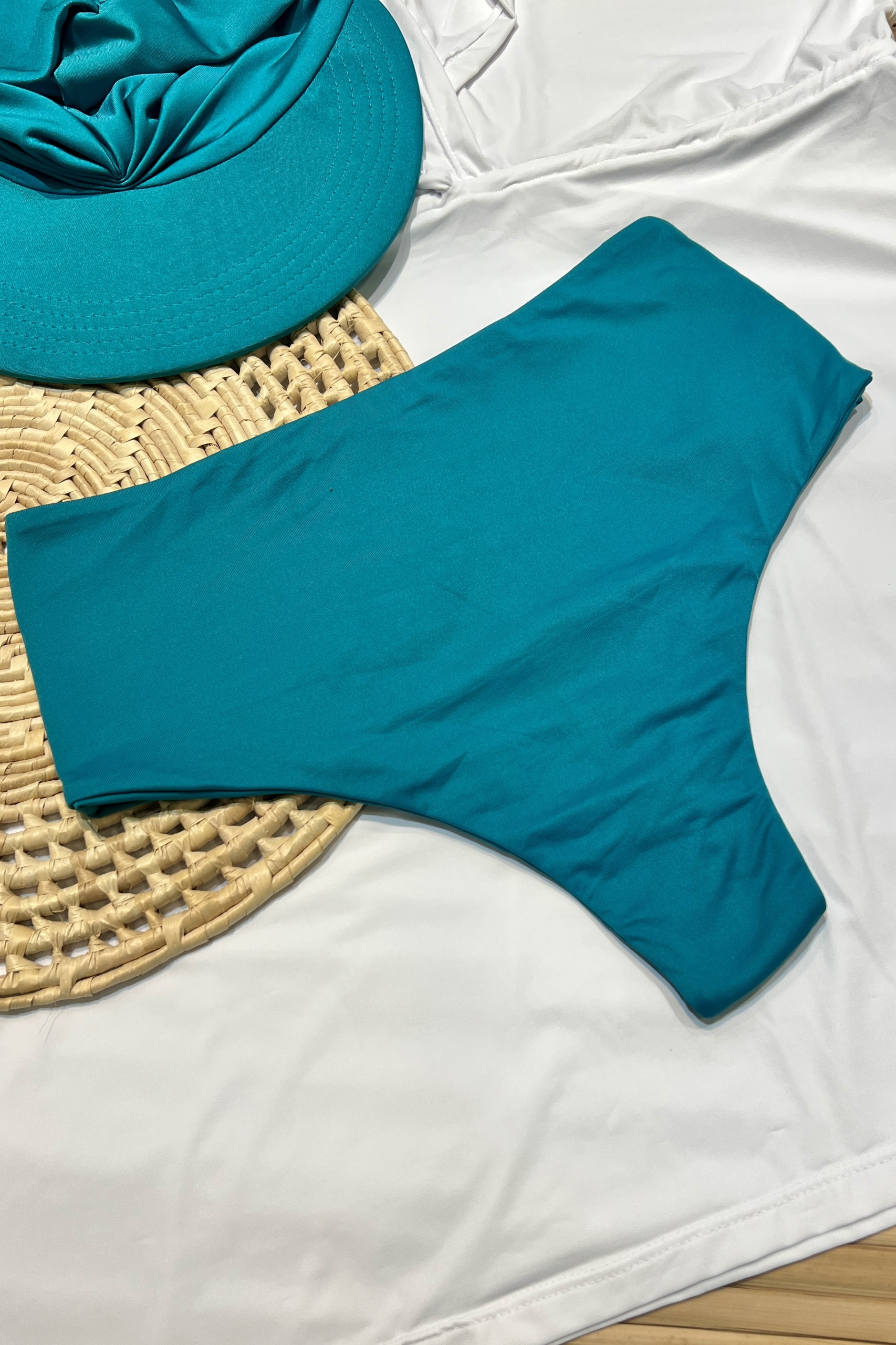 Hot Pant Fio Turquesa
