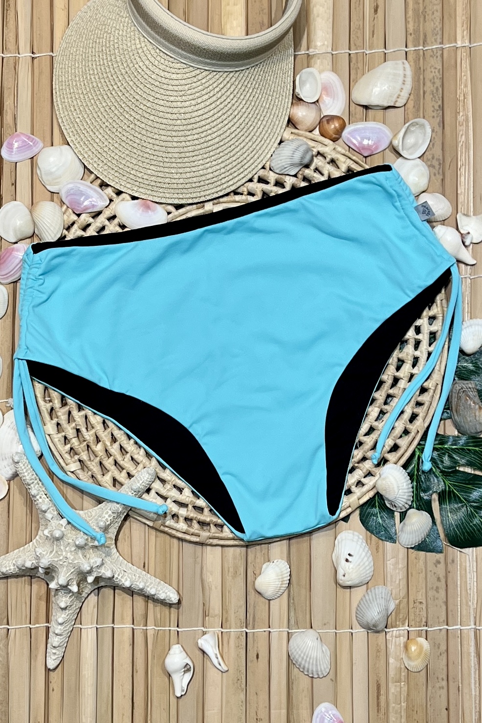 Hot Pant Cordinha Verde Agua