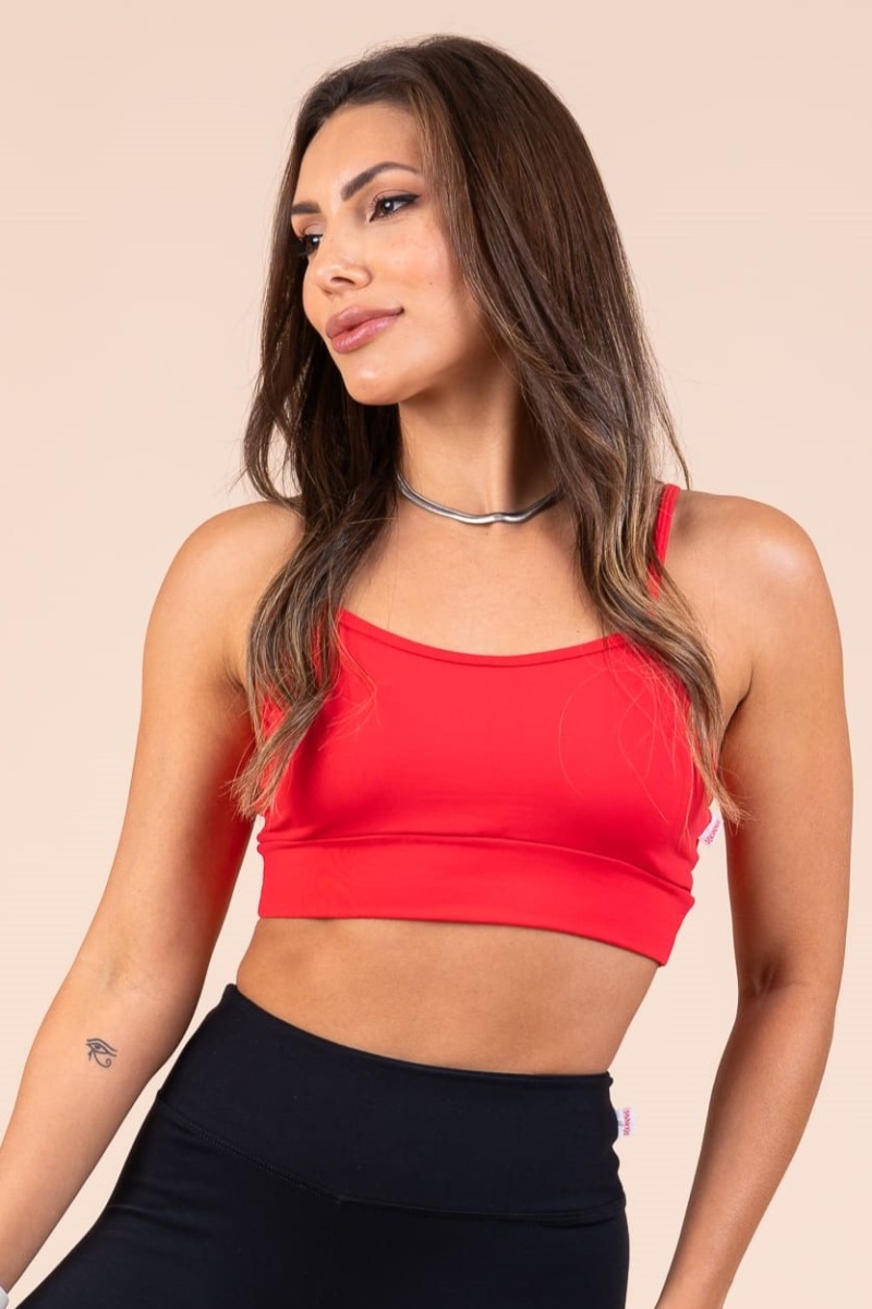 Top Raquel Vermelho