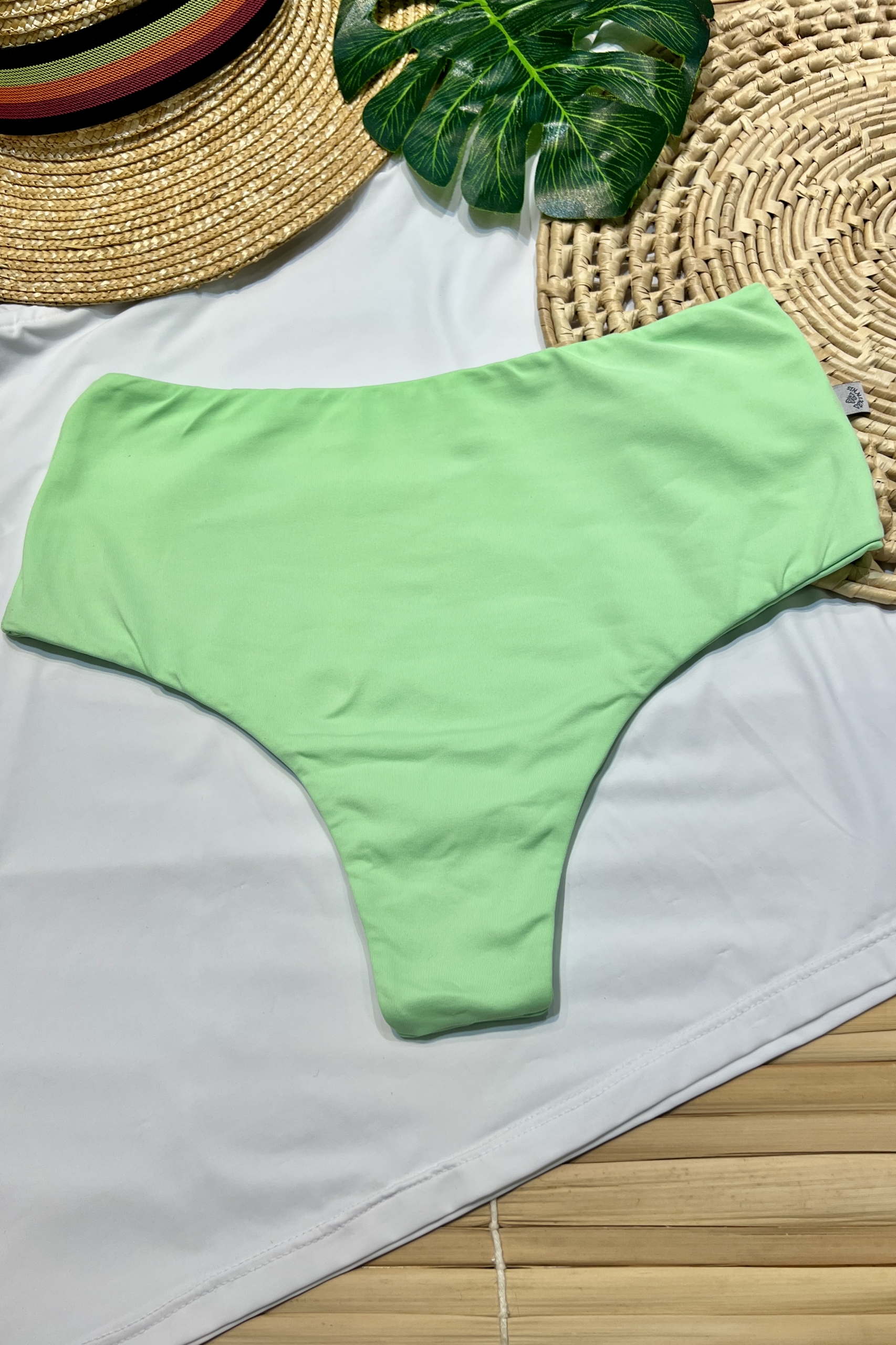 Hot Pant Fio Verde Menta - Imagem 2