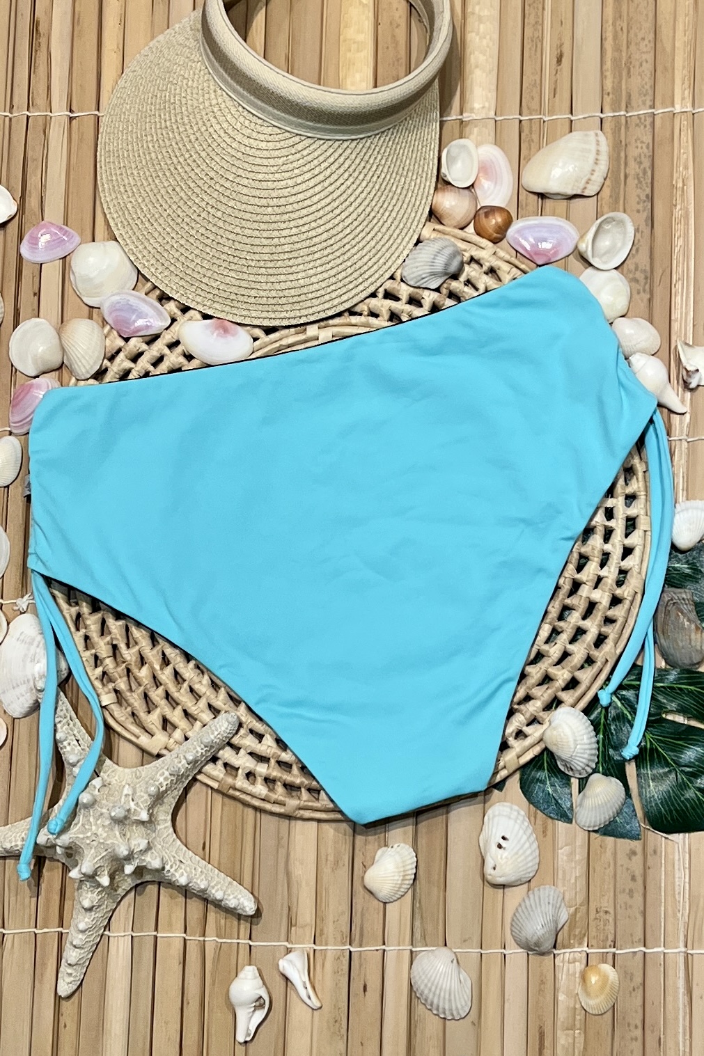 Hot Pant Cordinha Verde Agua - Imagem 3