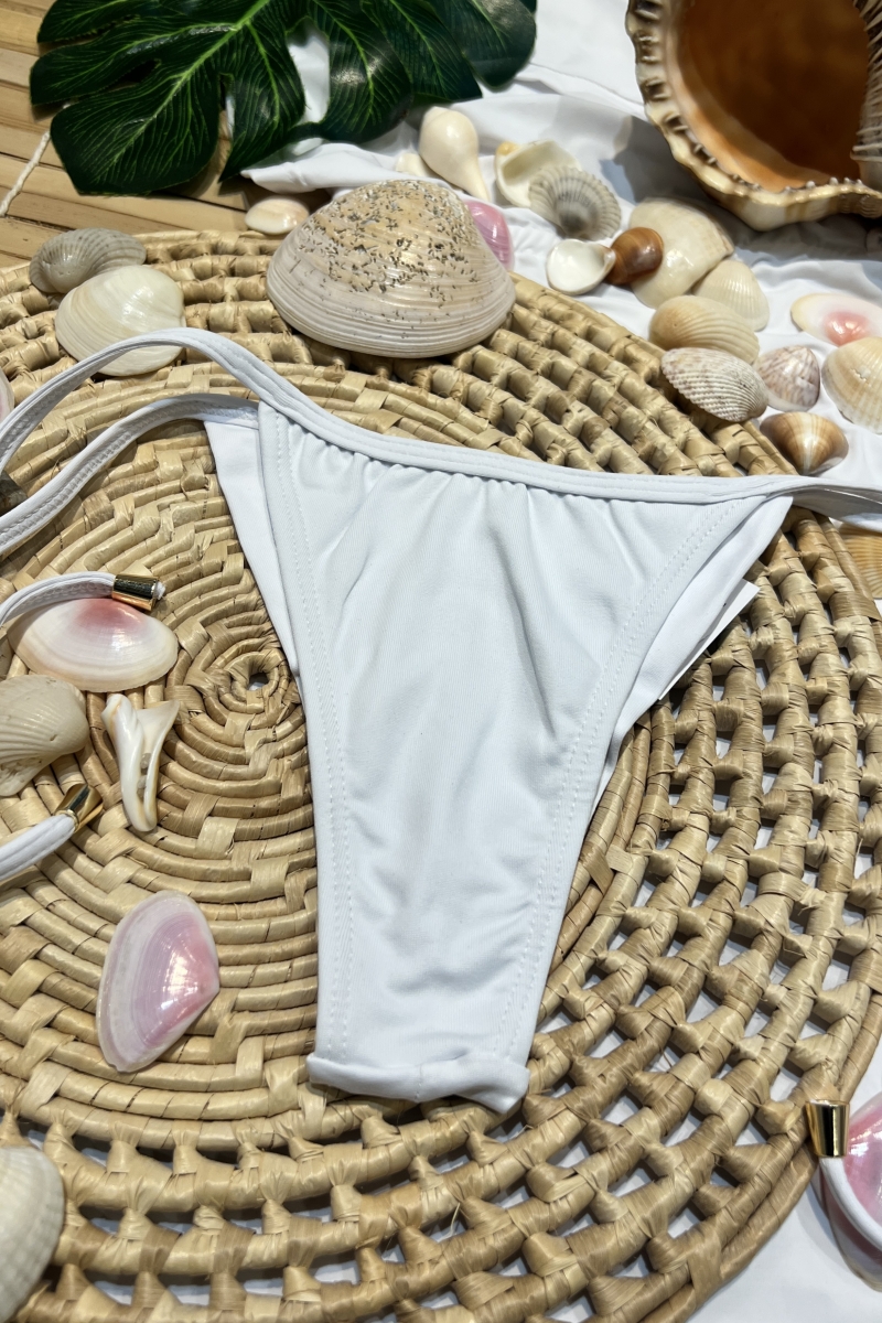 Fio duplo laço branco
